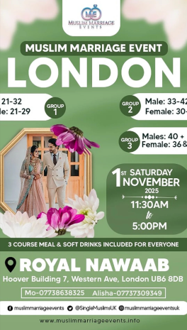 Connect with Like-Minded Muslims at the London Muslim Marriage Event on November 1, 2025 Connect with Like-Minded Muslims at the London Muslim Marriage Event on November 1, 2025